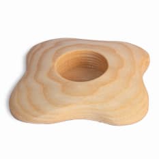 Oh Nice Wooden Fried Egg-shaped Egg Cup, Ash