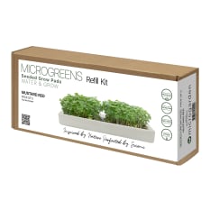 MicroGarden Microgreens Mustard Red Seeded Grow Pads Refill, Pack of 5