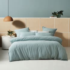 Deco & Home Linen Bedding Moss green - ELKA LOUNGE