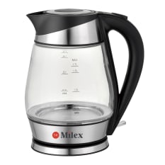 Milex Electric Glass Cordless Kettle, 1.7L