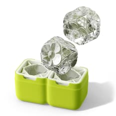 Zoku Jumbo Ice Tray In Green (Set Of 2)