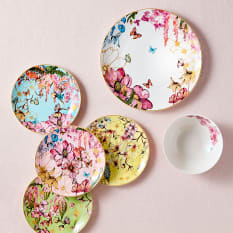 Maxwell & Williams Estelle Michaelides Enchantment Coupe Porcelain Dinner Set, 12-Piece