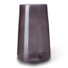 Thread Office Smoke Glass Vase
