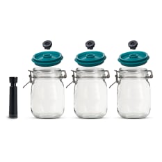 Airtender Vacuum Pack for Kilner Clip Top Jars, Set of 3