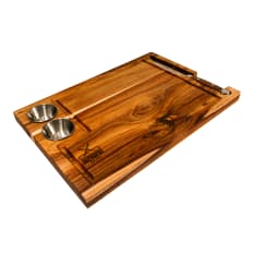My Butchers Block Steak Board with Knife & 2 Bowls