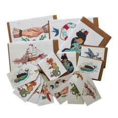 Growing Paper Nautical Tales Greeting Cards Set