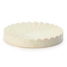 Alkaline Round Ribbed Soap Dish