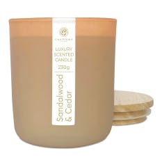 Charisma Candles Sandalwood & Cedar Serenity Luxury Scented Candle, 230g