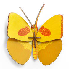 Studio ROOF Yellow Butterfly Paper Wall Decor