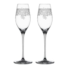 Spiegelau Crystal Arabesque Champagne Glasses, Set of 2