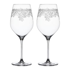 Spiegelau Crystal Arabesque Bordeaux Glasses, Set of 2