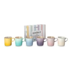 Le Creuset Sorbet Collection Mugs, Set of 6