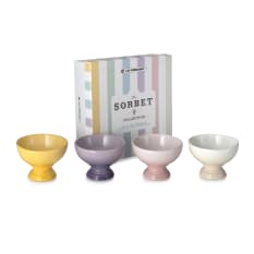Le Creuset Sorbet Collection Footed Ice Cream Bowls, Set of 4