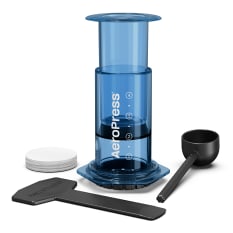 AeroPress Clear Blue Coffee Maker