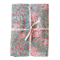 India Ink Rosy Slate Tablecloth