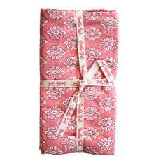 India Ink Peach Fullard Pillowcases, Set of 2