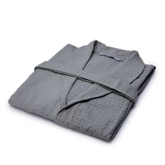 Nortex Dark Grey Waffle Bathrobe