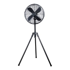 Swan Black Tripod Pedestal Fan, 45cm