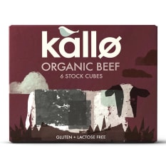 Kallo Organic Beef Stock Cubes, 66g