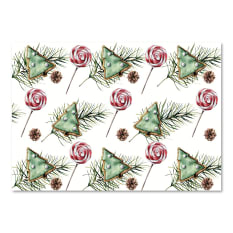 Skoert Christmas Lollipop Disposable Placemats, Pack of 25