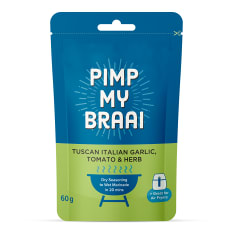Pimp My Braai Tuscan Italian Garlic, Tomato & Herb Dry Rub, 60g