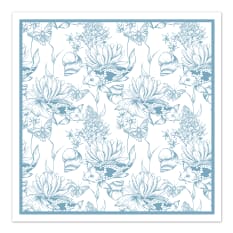 NapKin Cole Catfish Blue Biodegradable Paper Napkins, Pack of 25