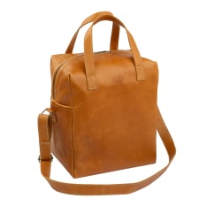 Luuks Liam Square Leather 6-Bottle Wine Cooler