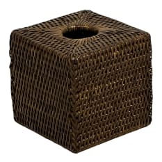 Orange Apple Square Rattan Tissue Box