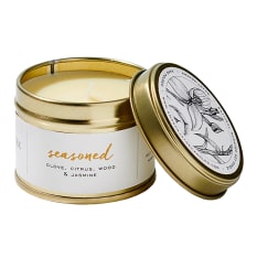 Amanda Jayne Seasoned Candle in Gold Tin, 100ml