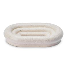 Alkaline Oval Bubble Soap Dish