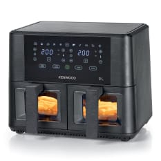 Kenwood Dual Basket Airfryer with Clearcook Window, 9L
