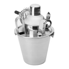 Excellent Houseware Bar Set with Cocktail Shaker, 6-Piece