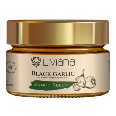 Liviana Black Garlic in Estate Select Olive Oil, 125g