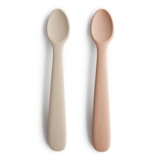 Mushie Silicone Feeding Spoons, Set of 2
