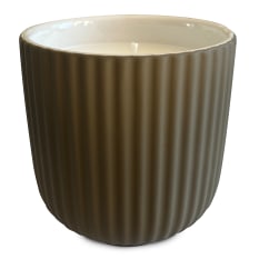 Charisma Candles Opium Scented Filled Ribbed Ceramic Candle, 300g