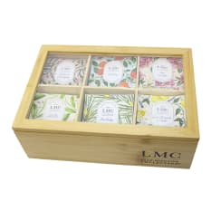 LMC Wooden Tea Box with 90 Tea Bags