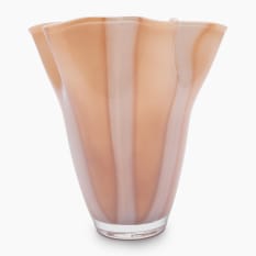 Thread Office Natural Stripe Flair Glass Vase