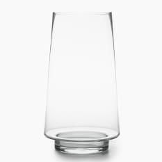 Thread Office Clear Glass Cylinder Vase
