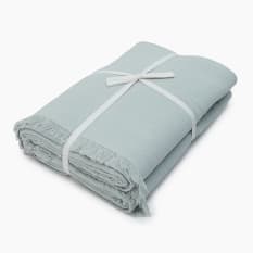 Yuppiechef Stonewashed Cotton Light Grey Tablecloth