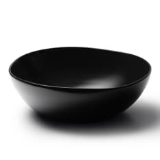 JAN Noir et Noir Salad Bowl, 25.5cm