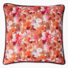 Thread Office Coral Selene Printed Scatter Cushion Cover, 60cm x 60cm