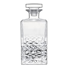 Luigi Bormioli Mixology Textures Decanter with Stopper, 750ml