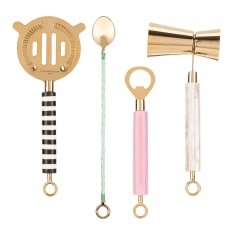Yvonne Ellen Bar Tool Set, Set of 4