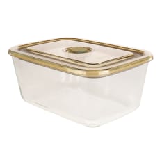 &Again Rectangular Glass Storage Container, 1.3L
