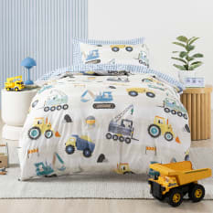 Linen House Squiggles Tool Time Duvet Cover Set