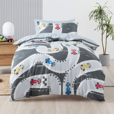 Linen House Squiggles Speed Racer Duvet Cover Set