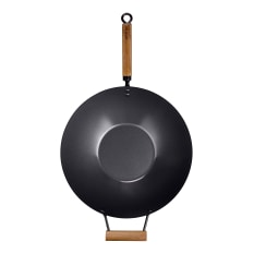 Luxe Kitchen Non-Stick Wok With Helper Handle, 35cm