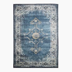 Thread Office Blue Persian Printed Area Rug, 160cm x 230cm