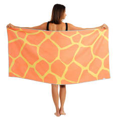 Saltii Bold Animal Roses Reversible Waffle Beach Towel, 80cm x 160cm