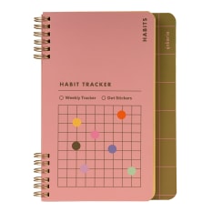 Kikkerland Habit Tracker Notebook